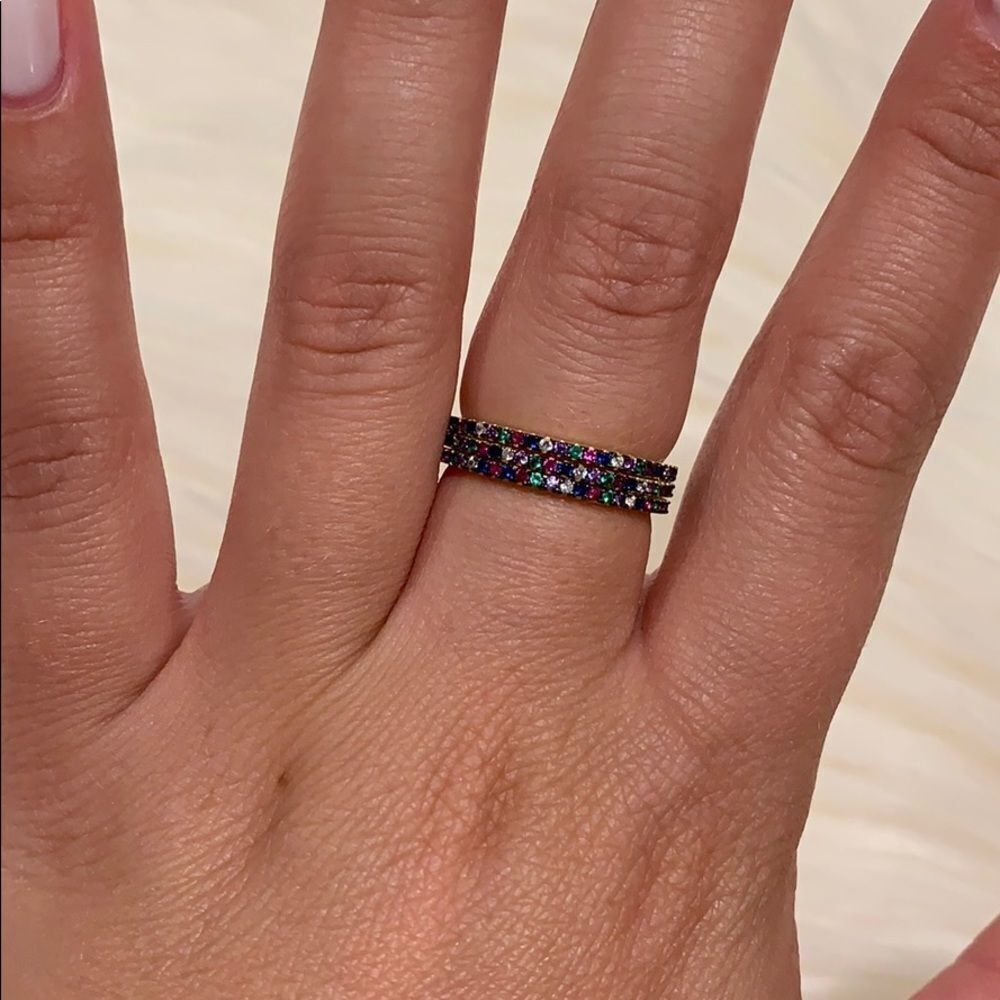 Multi Colored Rings - Picture 2 of 4